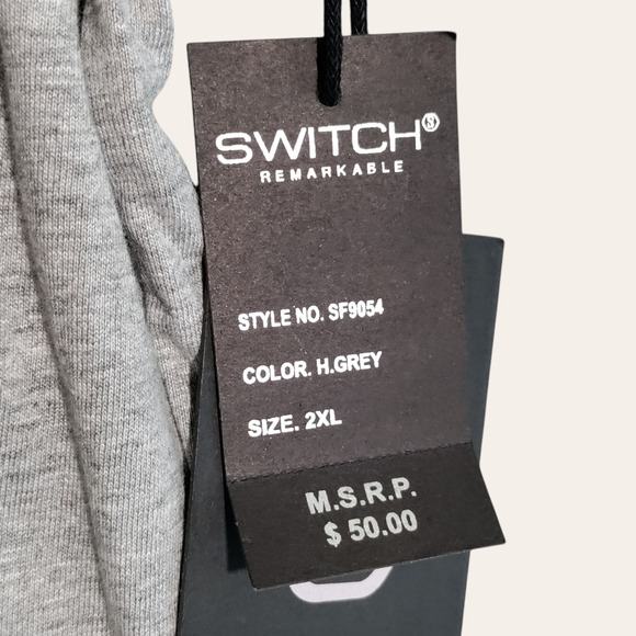 Switch Remarkable Mens 2XL Techwear Utility Long Sleeve Army Buckled T-Shirt NEW - Picture 8 of 16